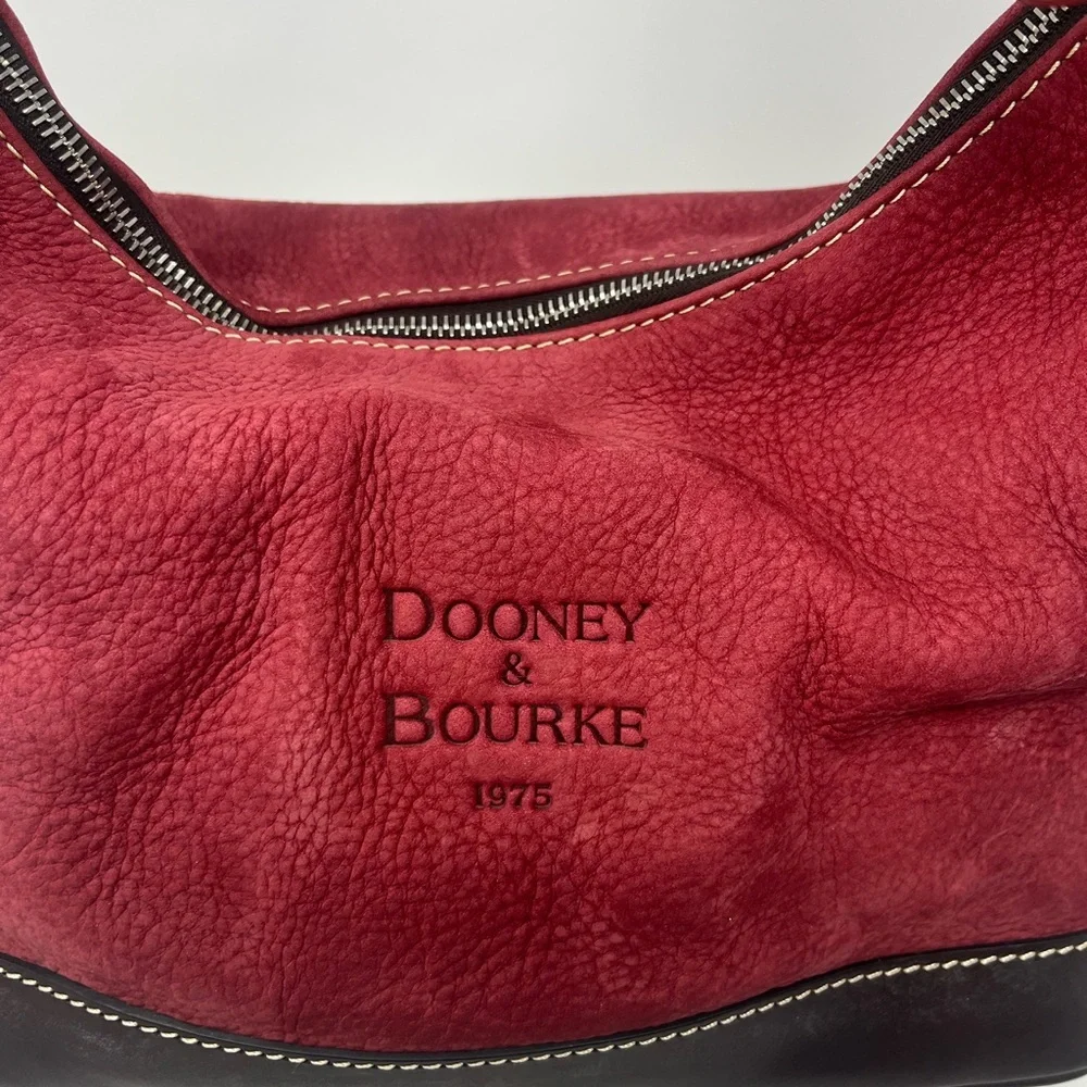 Dooney & Bourke Vintage Rose Nubuck Leather Shoulder Bag